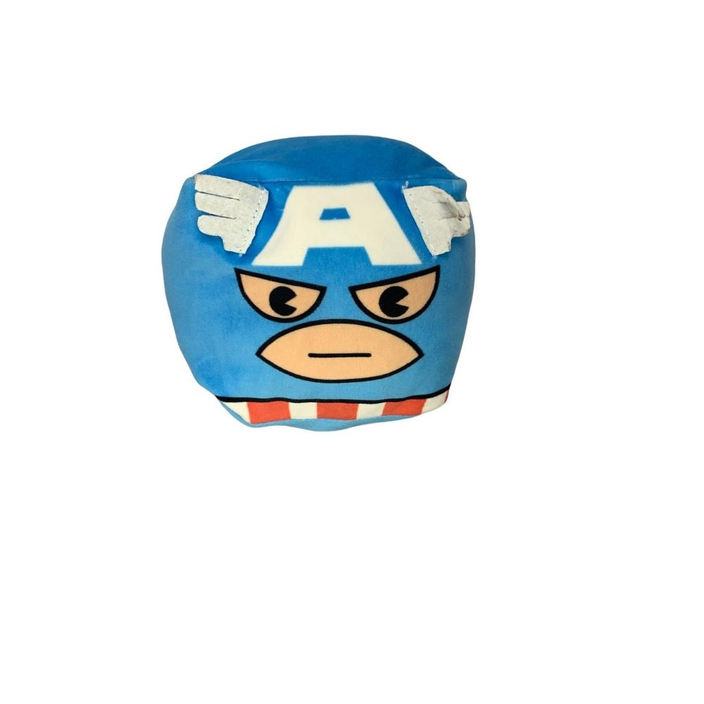 Marvels Avengers Square Captain America 4 x 4 Plush Toy